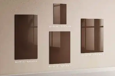 Quadro magnético para desenho na cor marrom
