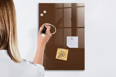 Quadro magnético para desenho na cor marrom
