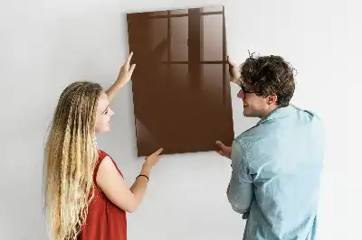 Quadro magnético para desenho na cor marrom