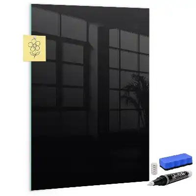 Quadro magnético com caneta na cor preta