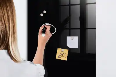 Quadro magnético com caneta na cor preta