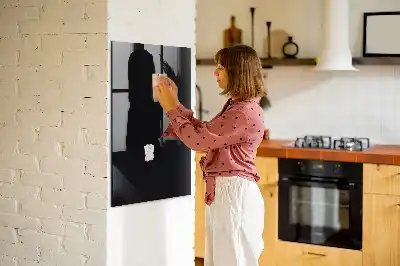 Quadro magnético com caneta na cor preta