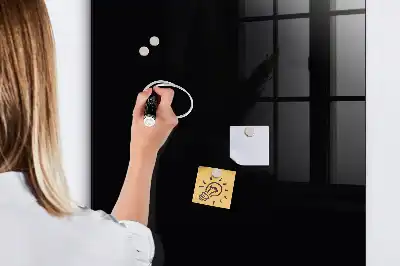 Quadro magnético com caneta na cor preta