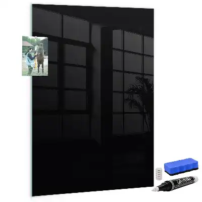 Quadro magnético com caneta na cor preta
