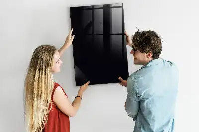 Quadro magnético com caneta na cor preta