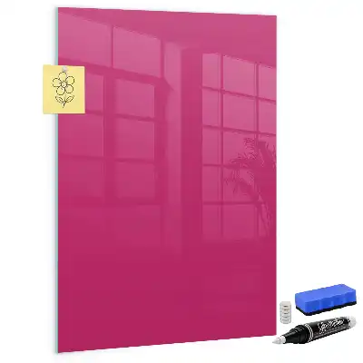 Quadro magnético para desenhar na cor rosa intenso