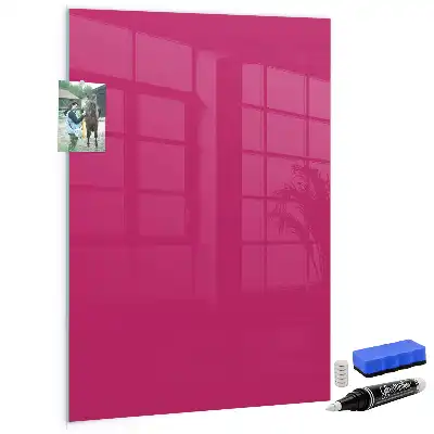 Quadro magnético para desenhar na cor rosa intenso