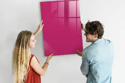 Quadro magnético para desenhar na cor rosa intenso