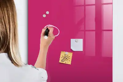 Quadro magnético para desenhar na cor rosa intenso