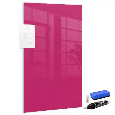 Quadro magnético para desenhar na cor rosa intenso