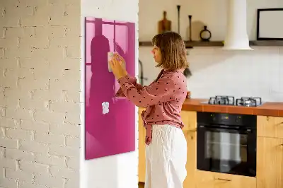 Quadro magnético para desenhar na cor rosa intenso