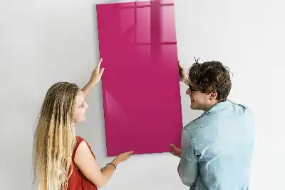 Quadro magnético para desenhar na cor rosa intenso