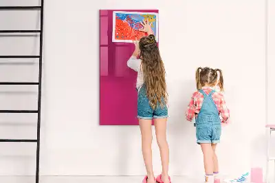 Quadro magnético para desenhar na cor rosa intenso