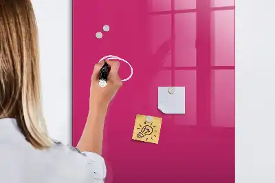 Quadro magnético para desenhar na cor rosa intenso