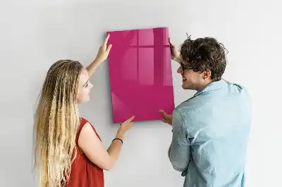 Quadro magnético para desenhar na cor rosa intenso