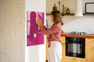 Quadro magnético para desenhar na cor rosa intenso