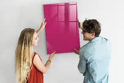 Quadro magnético para desenhar na cor rosa intenso
