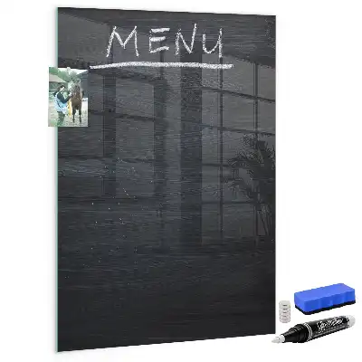Quadro magnético para desenhar lousa de menu