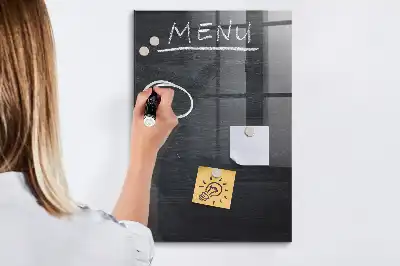 Quadro magnético para desenhar lousa de menu