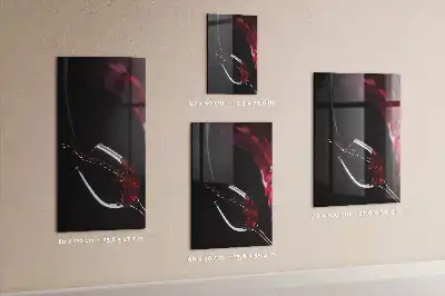 Quadro magnético para desenhar vinho derramado