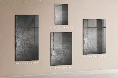 Quadro magnético com caneta acabamento em metal riscado