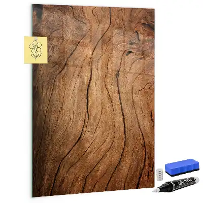 Quadro magnético para desenhar em madeira antiga