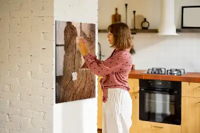 Quadro magnético para desenhar em madeira antiga
