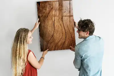 Quadro magnético para desenhar em madeira antiga
