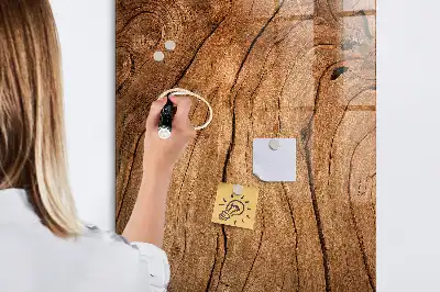 Quadro magnético para desenhar em madeira antiga