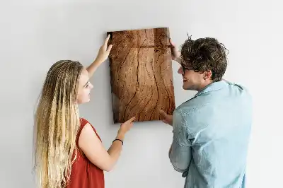 Quadro magnético para desenhar em madeira antiga