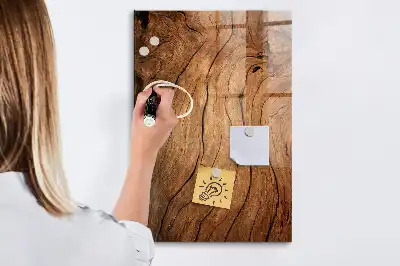Quadro magnético para desenhar em madeira antiga
