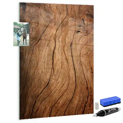Quadro magnético para desenhar em madeira antiga