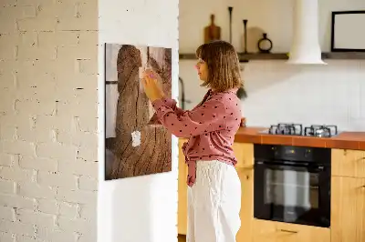 Quadro magnético para desenhar em madeira antiga