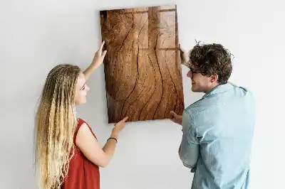 Quadro magnético para desenhar em madeira antiga