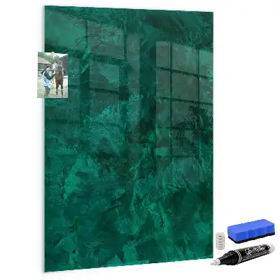 Quadro magnético para desenhar modelo bloco de esmeralda