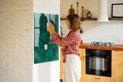Quadro magnético para desenhar modelo bloco de esmeralda