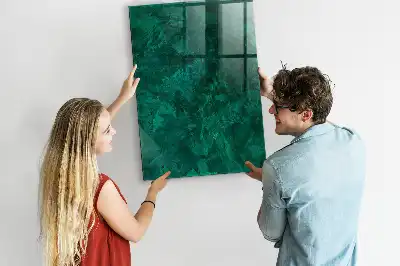 Quadro magnético para desenhar modelo bloco de esmeralda