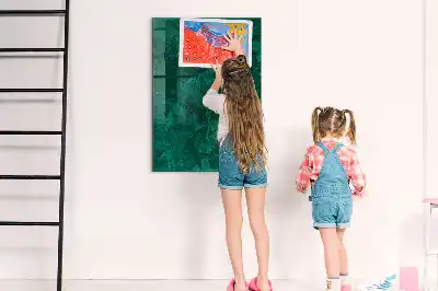 Quadro magnético para desenhar modelo bloco de esmeralda