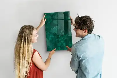 Quadro magnético para desenhar modelo bloco de esmeralda