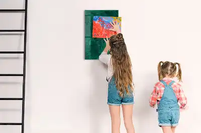 Quadro magnético para desenhar modelo bloco de esmeralda
