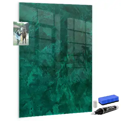 Quadro magnético para desenhar modelo bloco de esmeralda