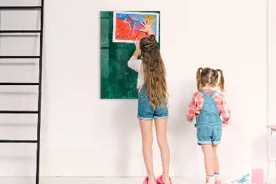 Quadro magnético para desenhar modelo bloco de esmeralda