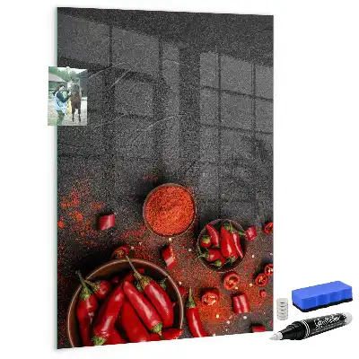 Pimenta-calabresa em pó tempero para culinária