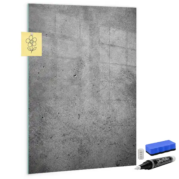 Quadro magnético com caneta na cor concreto