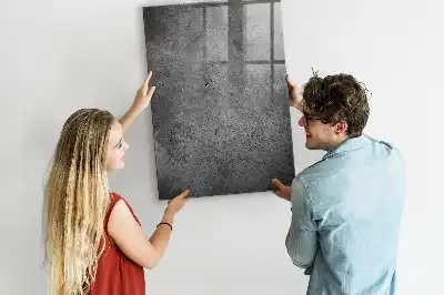 Quadro magnético com caneta na cor concreto
