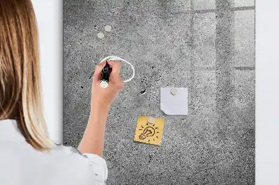Quadro magnético com caneta na cor concreto