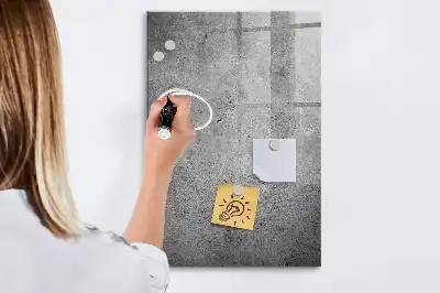 Quadro magnético com caneta na cor concreto