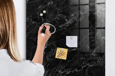 Quadro magnético para desenho mármore escuro