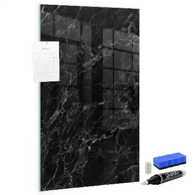 Quadro magnético para desenho mármore escuro