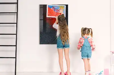Pimentão em pó quadro magnético com caneta